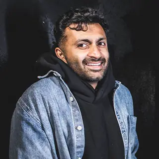 Nimesh Patel in San Jose, 16 April 2027: a portrait of the comedian